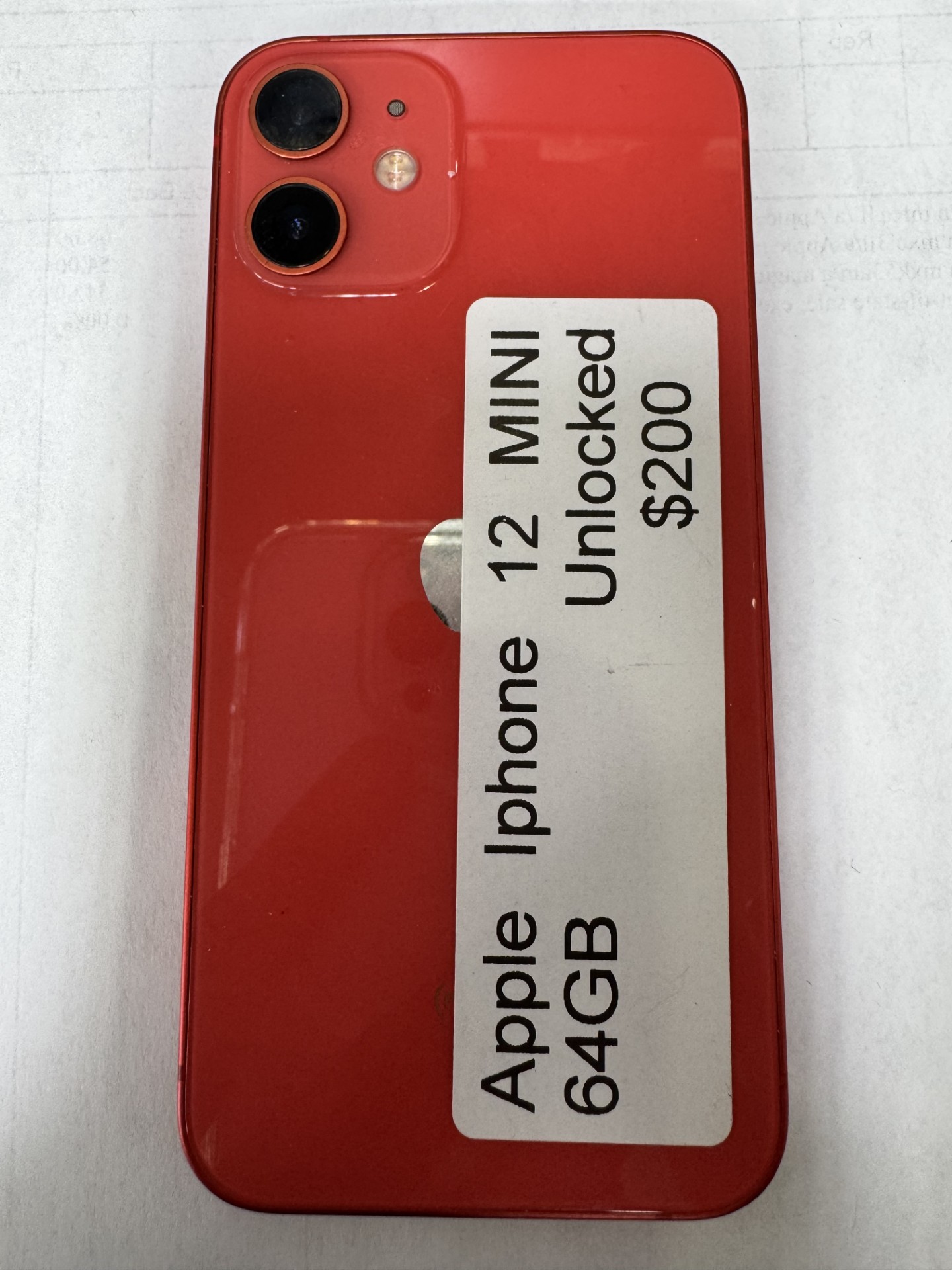 Apple Iphone 12 Mini Red Unlocked 64GB any Carrier tmobile Metro PCS ATT Verizon